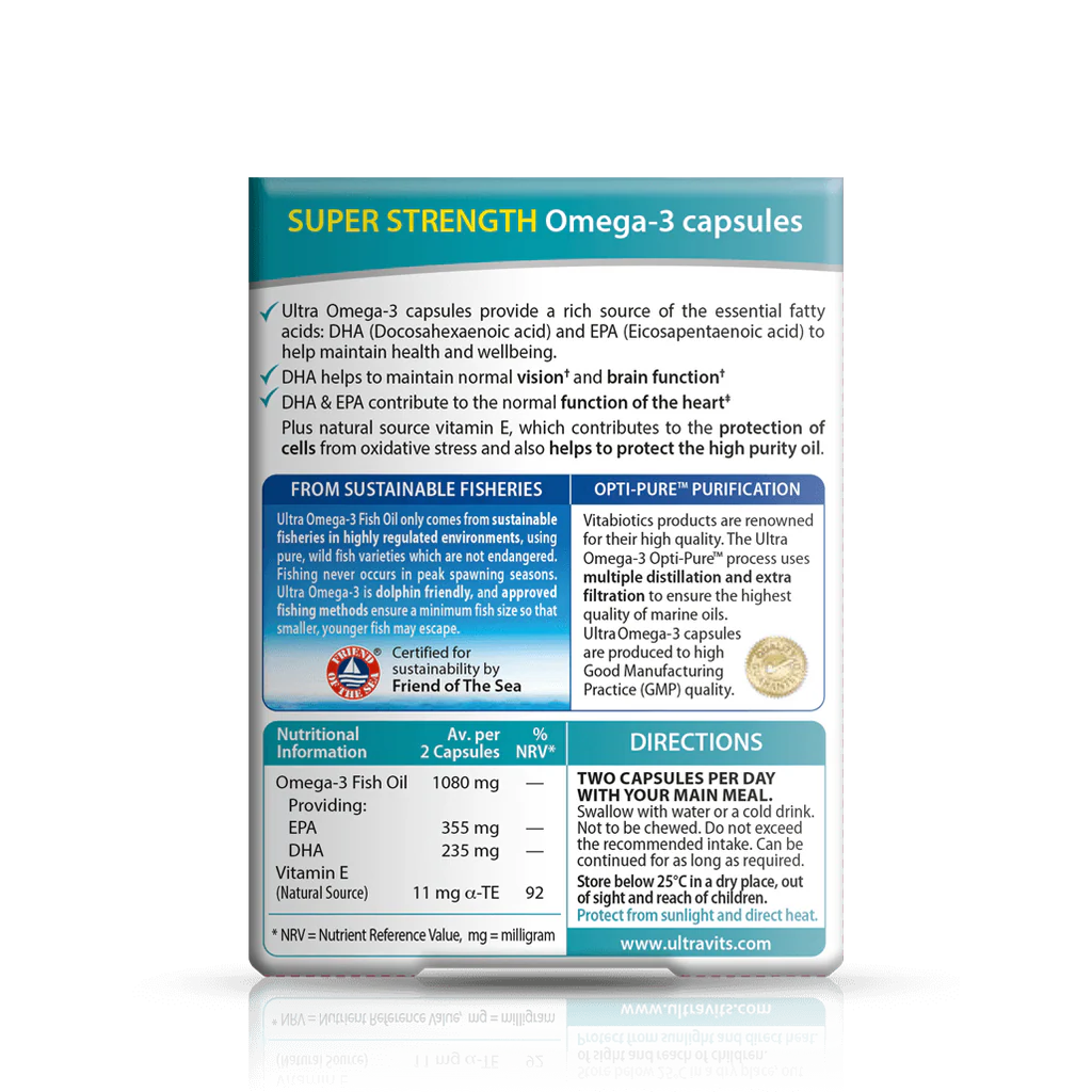 Ultra Omega-3 High Purity Fish Oil