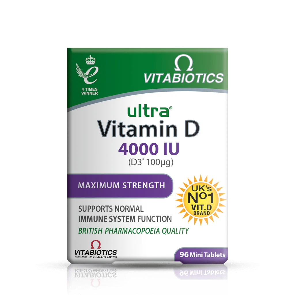 Ultra Vitamin D 4000IU - Maximum Strength Vitamin D3